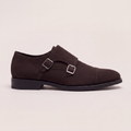 Zapato de vestir marrón con hebillas