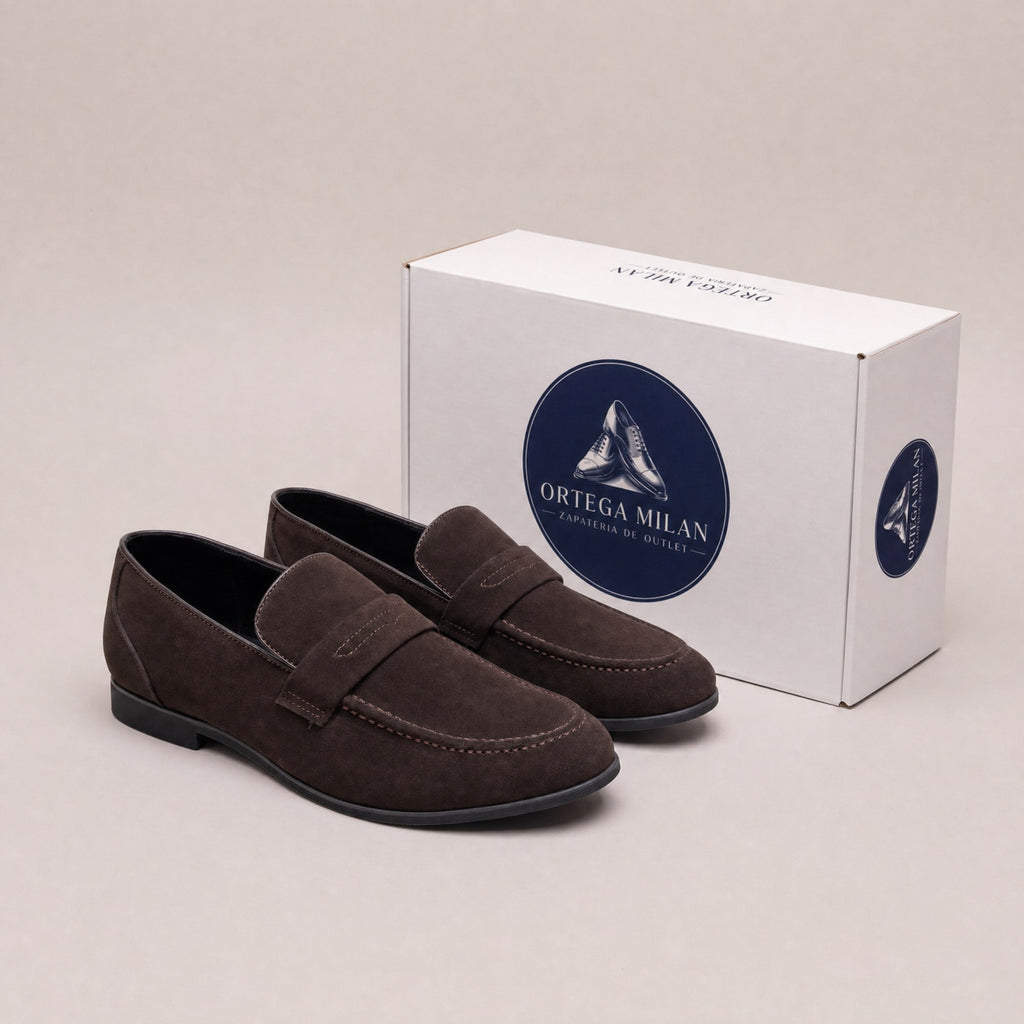 Mocasin loafer marrón de vestir