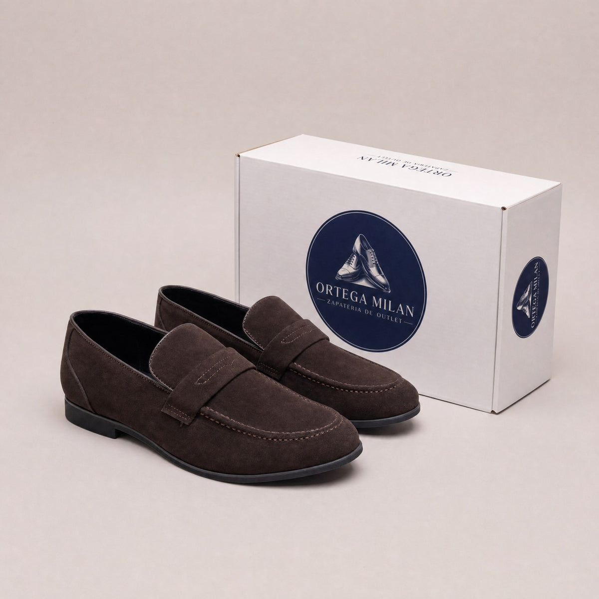 Mocasin loafer marrón de vestir