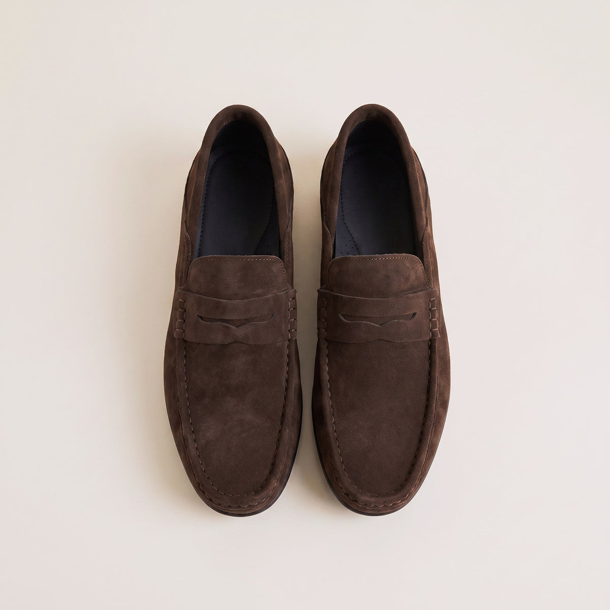 Mocasín de vestir marrón clásico