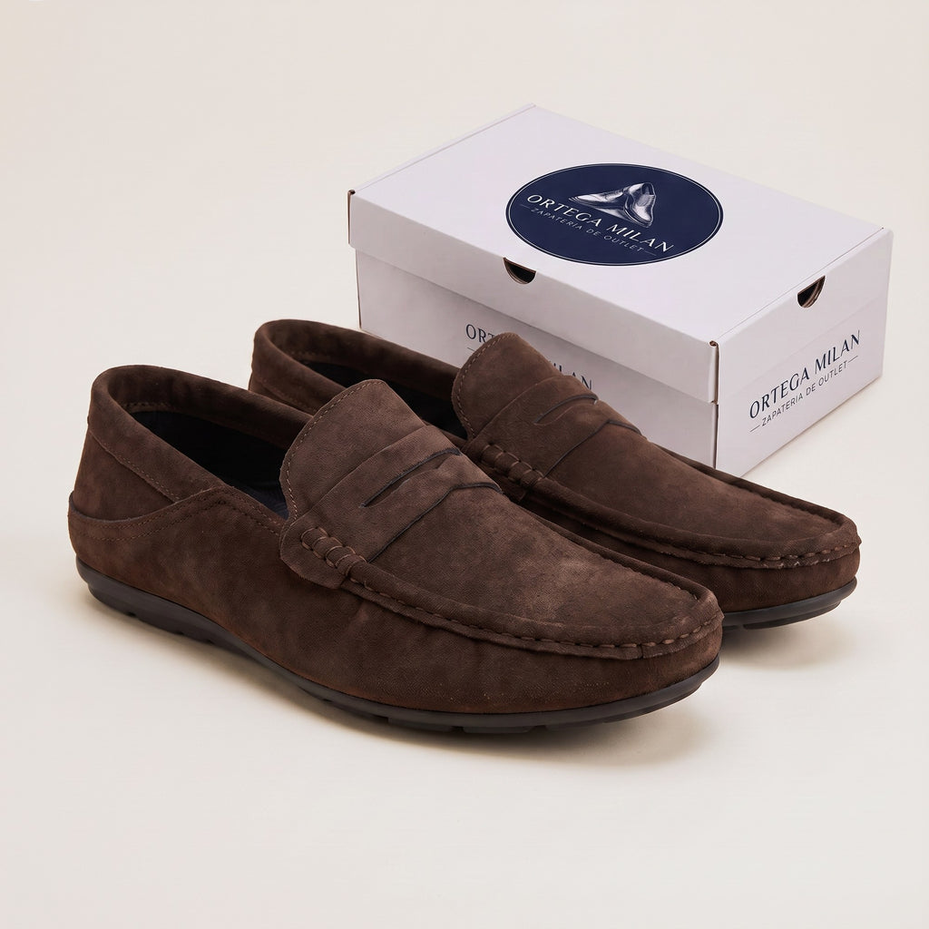 Mocasín penny marrón de vestir
