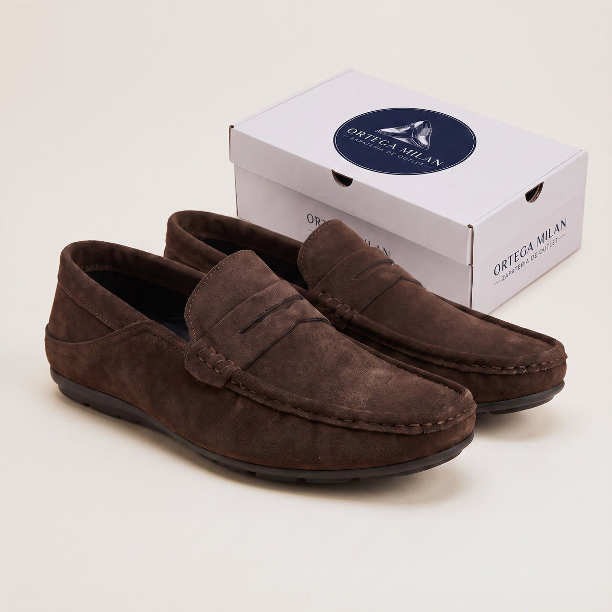 Mocasín penny marrón de vestir